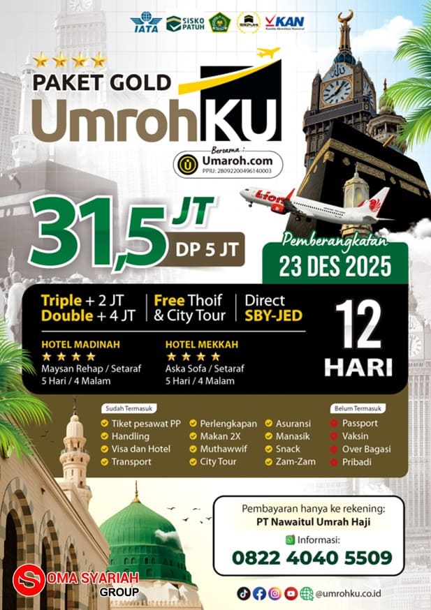 Paket Desember Umroh Murah UmrohKU Pandaan Pasuruan