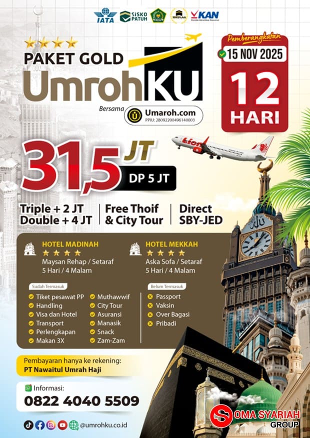 Paket Nov Umroh Murah UmrohKU Pandaan Pasuruan